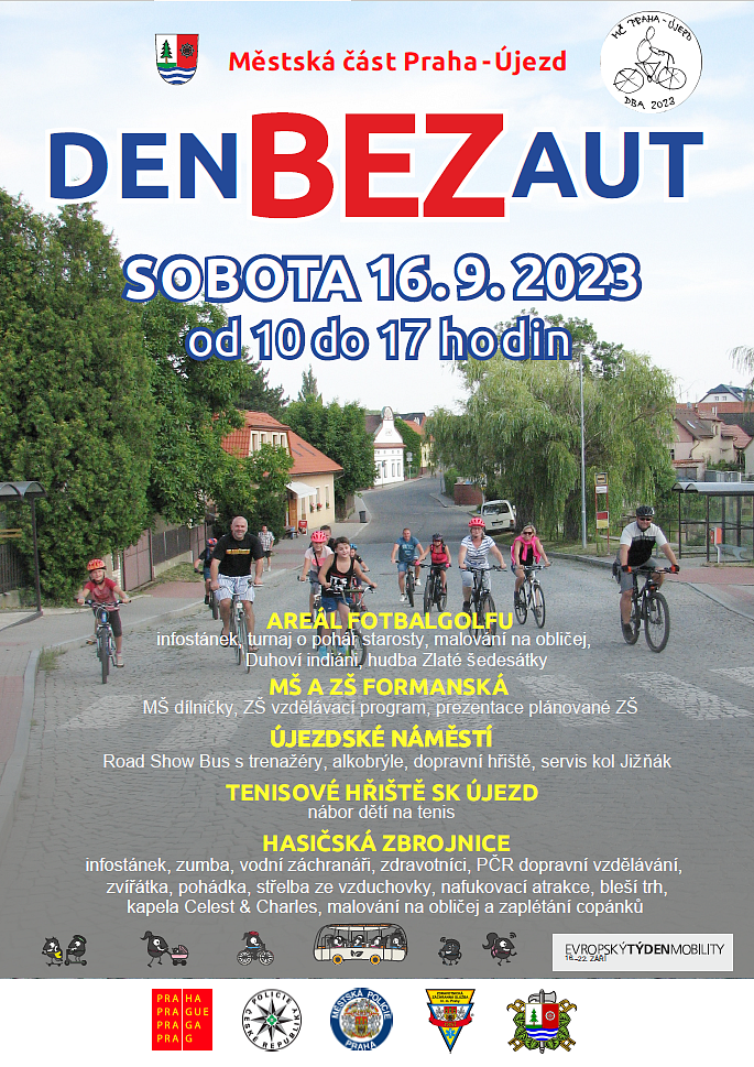 Den bez aut - Praha-Újezd